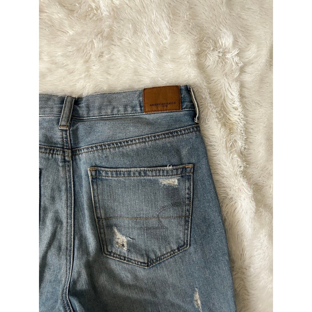 American Eagle Distressed Skinny Jeans Women’s Size 2 Light Wash Ripped Denim